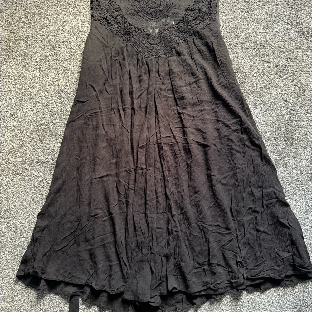 Torrid Black Lace Accent Dress